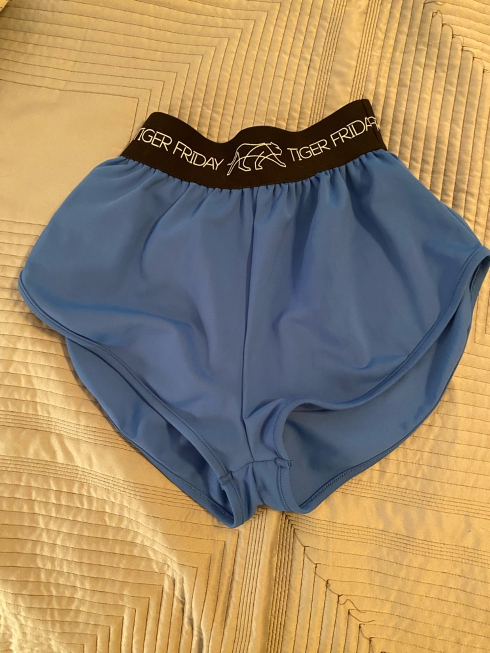 Tiger Friday Girls XL Blue Dance Shorts